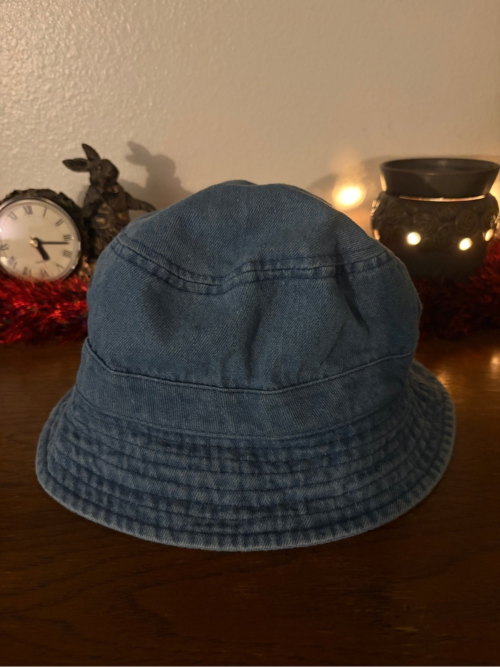 Kids Blue Denim Bucket Hat